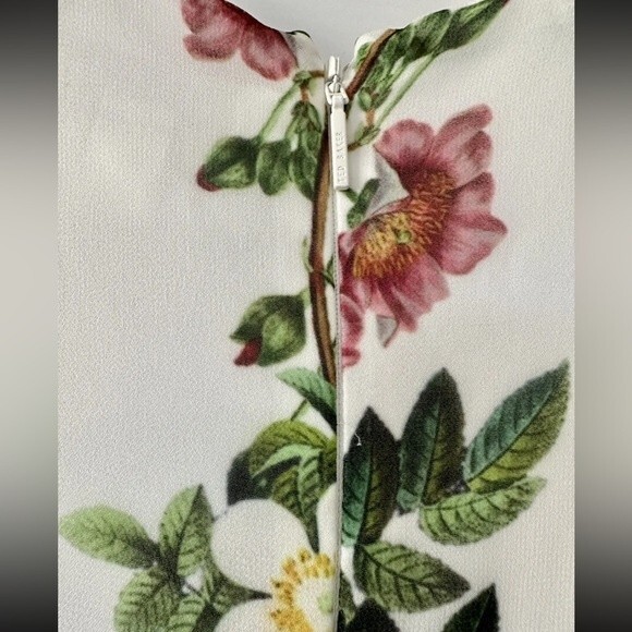 Ted Baker Maryam Ruffle Long Sleeve Dress Sz 0 - Picture 8 of 12